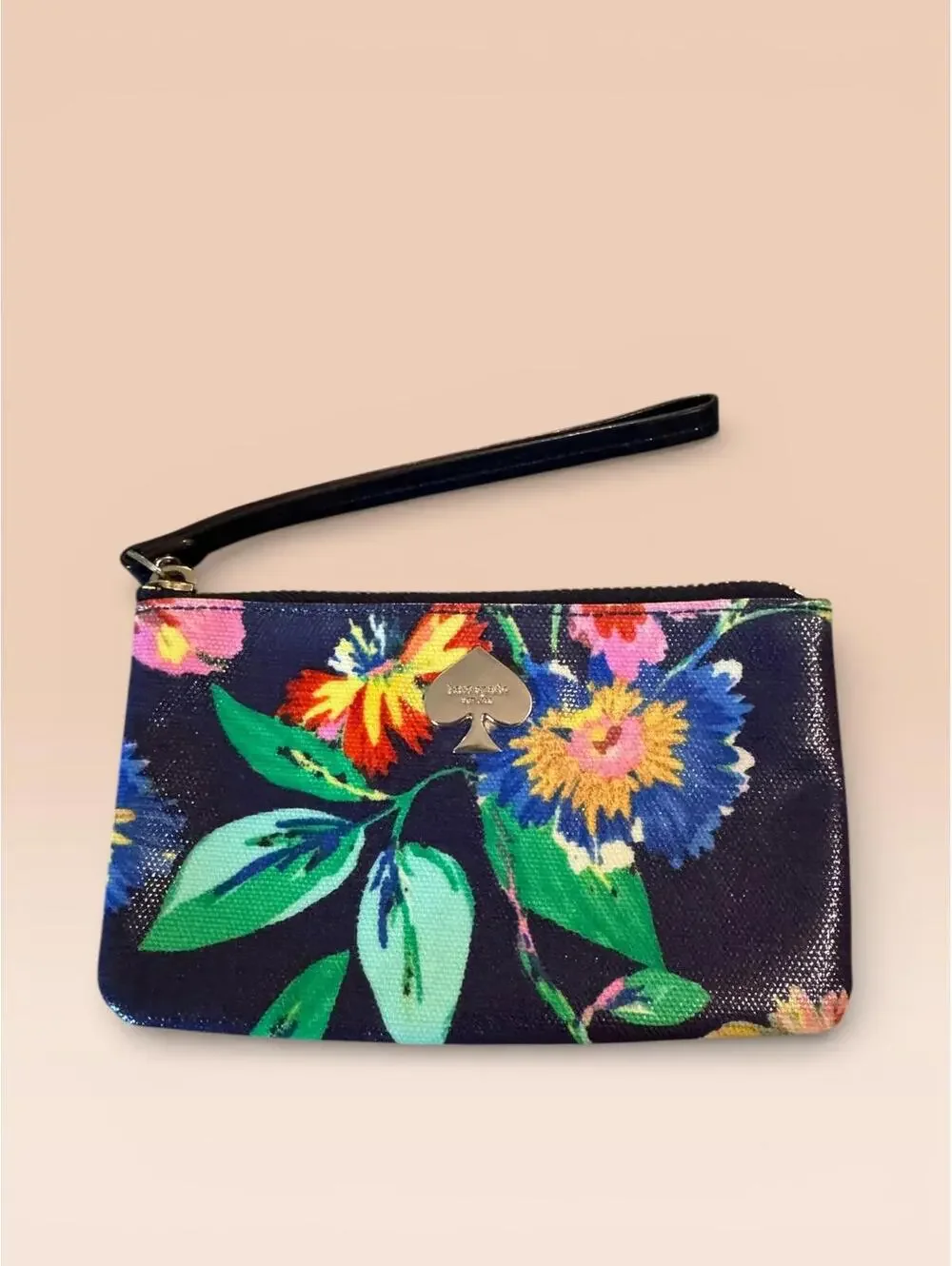 Kate Spade Storybook Floral Wristlet Wallet Purse